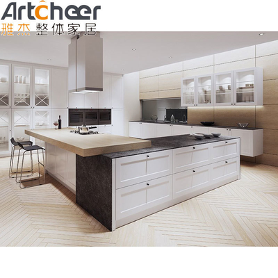 kaufen Modulare Küchenmöbel mit modernem Design und Wandschrank aus E0-Material on-line-Fertigung