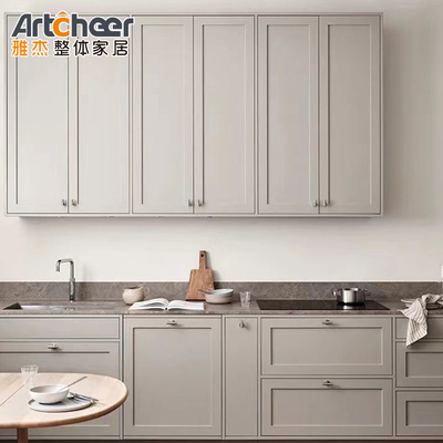 kaufen Flat Edge Countertop Eased Edge Moderne modulare Küchenschrank für mühelose Montage on-line-Fertigung