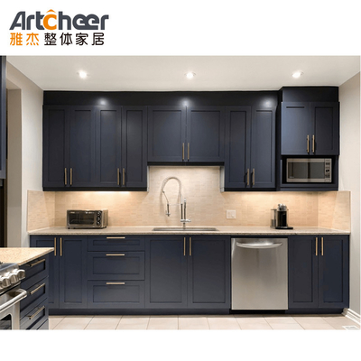 kaufen Artcheer Modular/RTA Moderne Kücheninseln mit Holzkörper und künstlichem Granit on-line-Fertigung