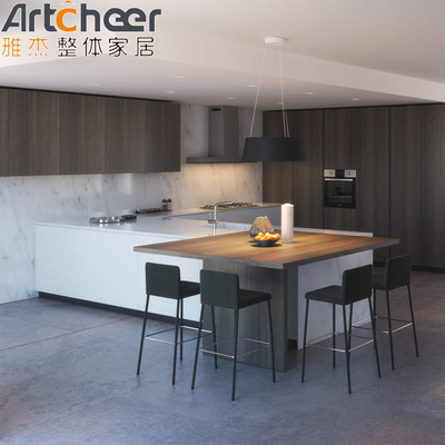 kaufen Schrägglas Tür Weiß Küchenschrank im minimalistischen Design Stil für Projektförderung on-line-Fertigung