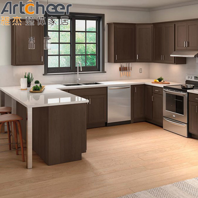 kaufen American Style Shaker Design Massivholzküchen Schränke Ein Muss für moderne Häuser on-line-Fertigung