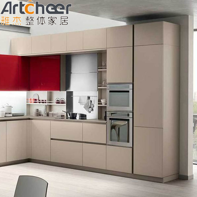 kaufen Maßgeschneiderte Farbküchen Schränke Massivholz Laminate Vantage Design auf der Messe on-line-Fertigung