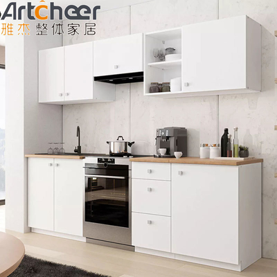 kaufen Kleines Zimmer Grau Küchenschrank mit modernen und stilvollen Half Bullnose Arbeitsplattenrand on-line-Fertigung