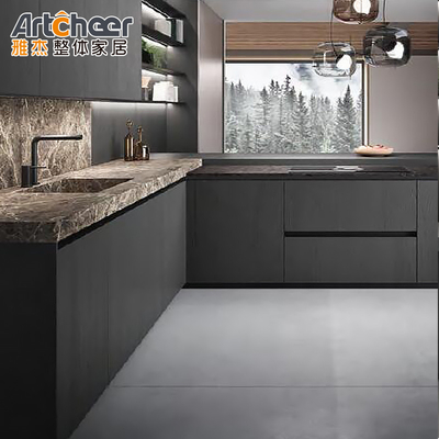 kaufen RTA Küchenschrank Voll Walnuss Europäischer Stil Luxus Schwarzholz Designs USA Italien on-line-Fertigung