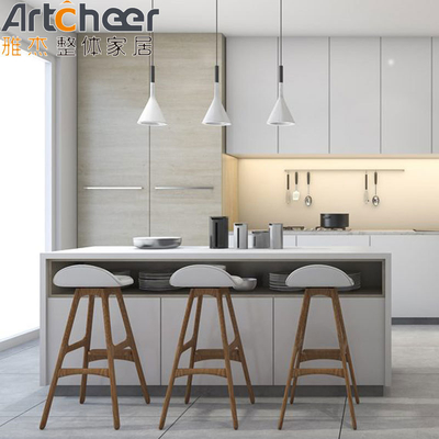 kaufen Küchenschrank mit einer Insel in minimalistischem Design Modular/RTA oder individuell on-line-Fertigung