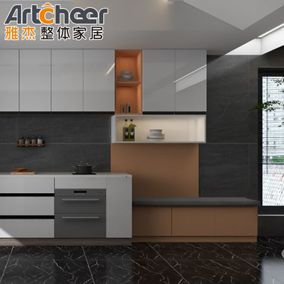 kaufen Küchensatz mit hochglänzender Lackveredelung und modularem Design on-line-Fertigung