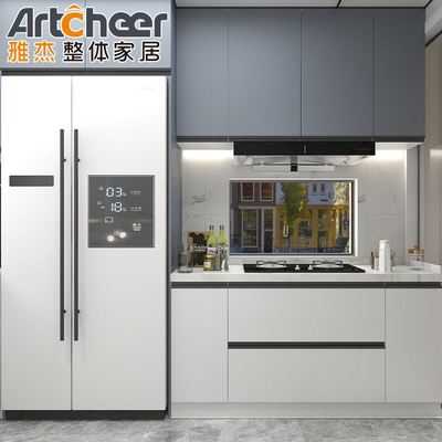 kaufen Kleine Küche Wohnung Melamin Küchenschranktür mit modernem Design on-line-Fertigung