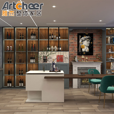 kaufen Maßgeschneiderte Farbküchenmöbel Schränke mit Solid Shaker Design und modernem Stil on-line-Fertigung