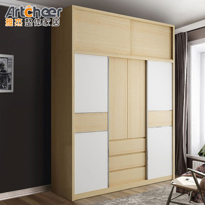 kaufen Anpassen Design Luxus Schiebetür Schrank Organisator Systeme für moderne stilvolle Häuser on-line-Fertigung