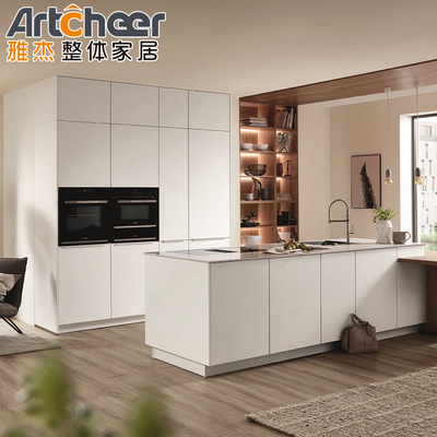kaufen Radius Beveled Edge Massivholz Melamin Kücheninsel für moderne Wohnung in den Philippinen on-line-Fertigung
