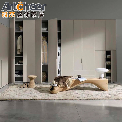 kaufen NO Faltbare Dauerhafte Luxus Walk In Closet Lagerung Garderobe Innenarchitektur Dienstleistungen on-line-Fertigung