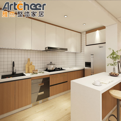 kaufen Maßgeschneiderte Acryl-Küchenschrank mit modularem Design und E0-Material on-line-Fertigung