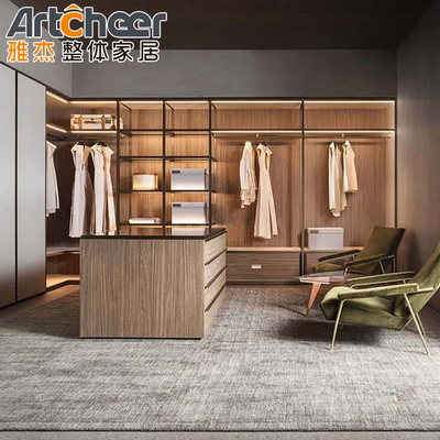 kaufen Schlafzimmermöbel Modern Design Stil Aluminiumrahmen Glasregal Abdeckung für Garderobe on-line-Fertigung