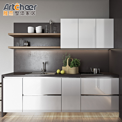 kaufen Chennai Home Modern Luxury Design Wand I-Form Küchenschrank Kompletsatz Melaminbrett on-line-Fertigung