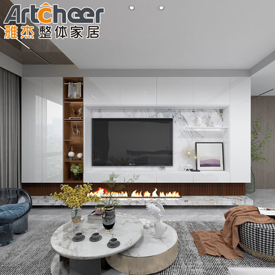 kaufen Hochwertige E1 Holz TV Schränke Möbel für moderne Wohnzimmer Wandmontage on-line-Fertigung