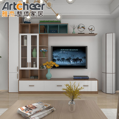kaufen Home Möbel Einfache LED-TV Wandmontage Stand Schrank mit Schiebetüren in Indonesien on-line-Fertigung