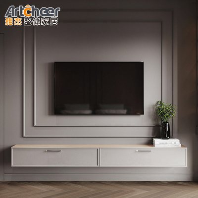 kaufen Allgemein PANEL Holz-Stil TV-Schrank Moderne Kombination Wandhängen für Heimmöbel on-line-Fertigung
