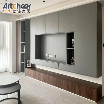 kaufen Schlafzimmer Wand-TV-Schrank aus Holz mit individueller Größe und Postverpackung on-line-Fertigung