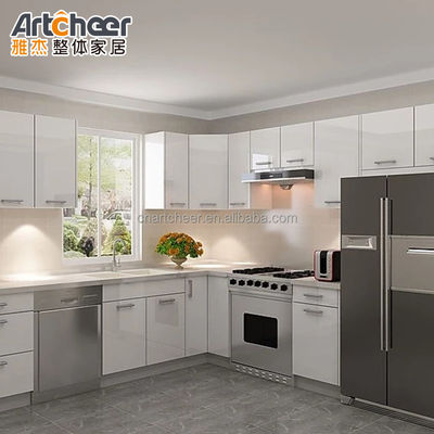 Holzküchenschrank mit PVC-Ausstattung und Zehenstoßzubehör