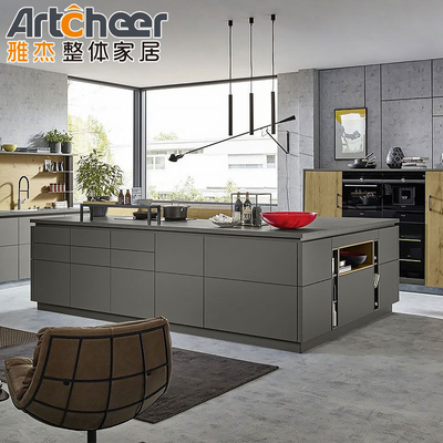 Weiße Dahlia Küchenschrankmöbel mit Massivholz-Design In Indonesien
