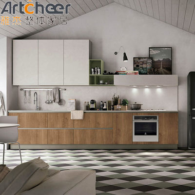 Customized Farbe Insel Waschbecken Basis Schrank mit modernem PANEL Holz Stil Küchenschrank