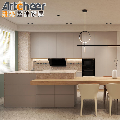 Moduläres Wandküchenschrank Italienische Designs Muster kundenspezifische Luxus-Venerierte Möbel