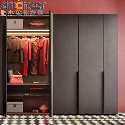 Moderner Holzschrank Almari Möbel Portable Schrank für Schlafzimmer