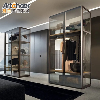 Schlafzimmermöbel Luxus Design Aluminiumrahmen Schrank mit Zubehör