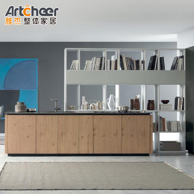 Flat Pack Küchenschrank Italien mit Schubladenkorb und Öko-freundliches Material